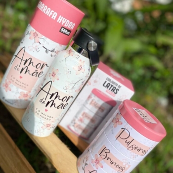 Garrafa térmica e porta-jóias