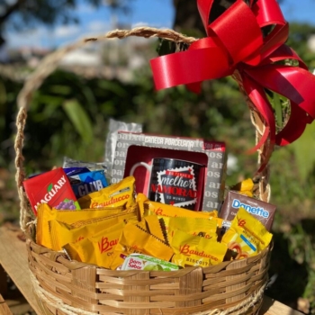 Cesta de café namorado