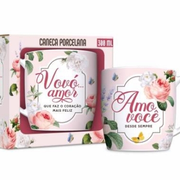 Caneca porcelana vovó