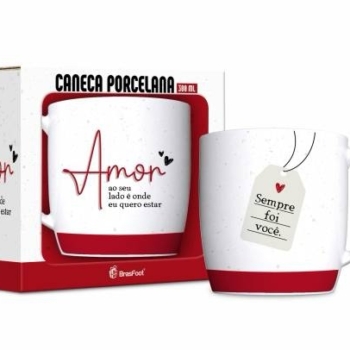 Caneca porcelana amor