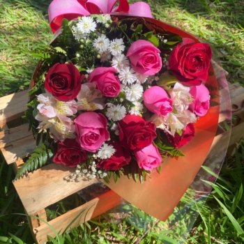 Buquê 12 rosas
