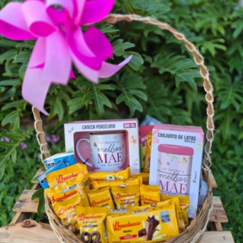 Cesta de café kit mãe