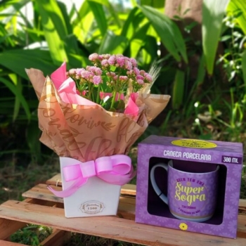 Flor da Fortuna P com caneca